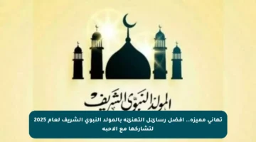 تهاني مميزة.. أفضل رسائل التهنئة بالمولد النبوي الشريف لعام 2025 لتشاركها مع الأحبة